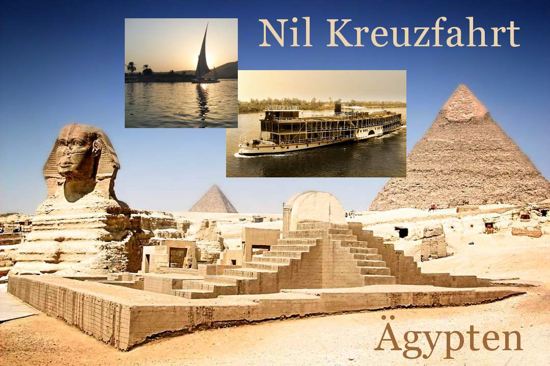Fluss Schiffsreise Nilkreuzfahrt (Ägypten)