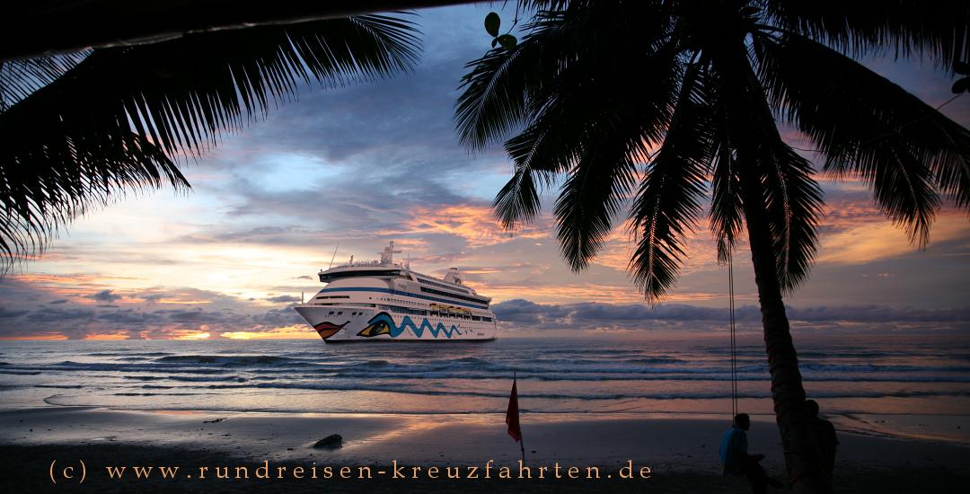 Foto: Aida Clubschiff auf Asien Kreuzfahrt 