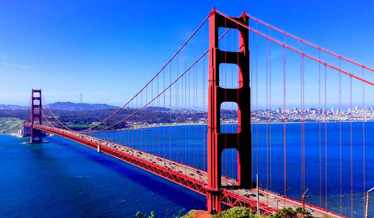 Foto:USA Rundreise Westküste - San Francisco Golden Gate Bridge (Kalifornien)